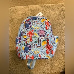 Vera Bradley Seafood Boil Essential Compact Backpack NWT